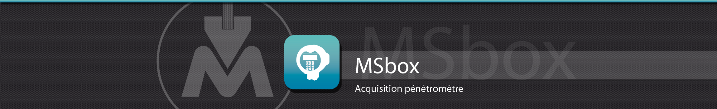Acquisition pénétromètre MSbox
